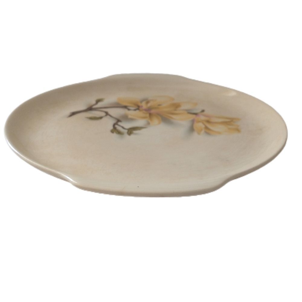 Vintage Universal Oven Proof Platter Chop Plate Tray Magnolia Permacal Pattern. - Picture 8 of 16